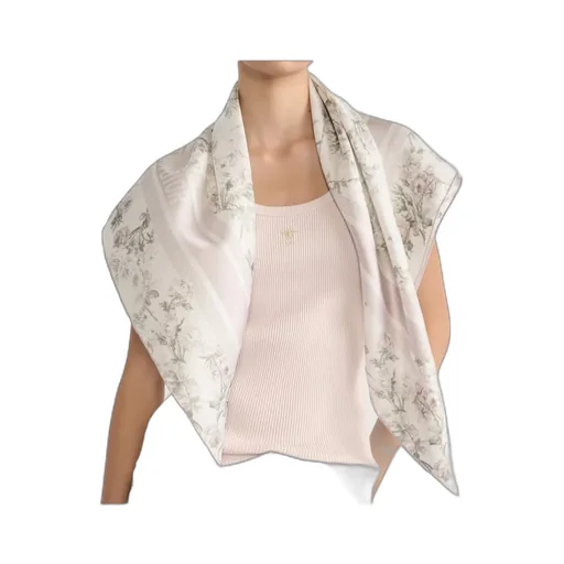 Rosier De Dior 90 Square Scarf
