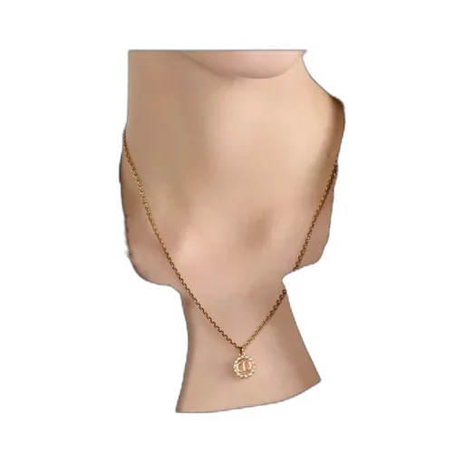Petit Cd Circle Necklace