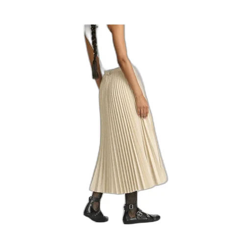 Mid-Length Pleated Skirt