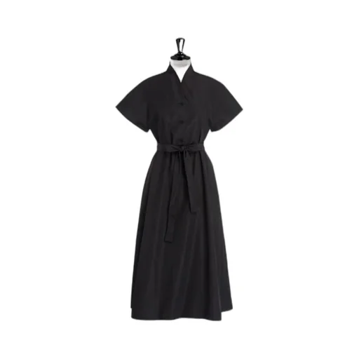 Mid-Length Belted Dress