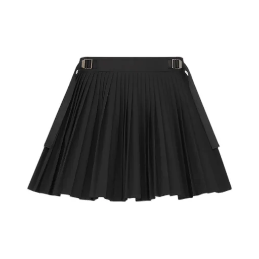 Pleated Miniskirt