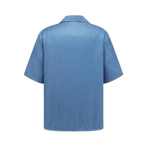 All-Over Logo Patterned Short-Sleeved Shirt