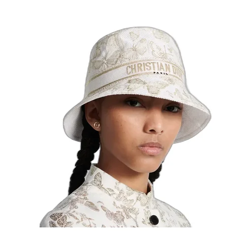 D-Bobby Toile De Jouy Mexico Small Brim Bucket Hat