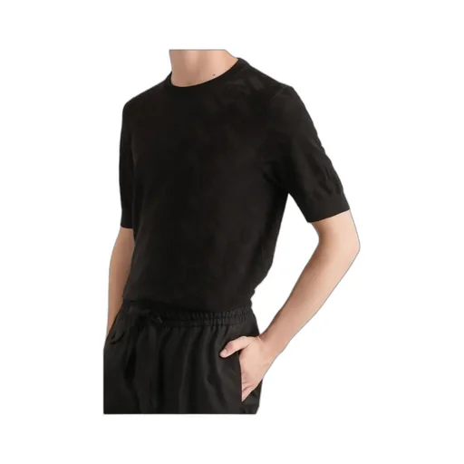 Micro-Dot Stitch Pullover