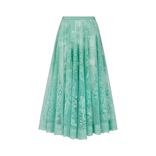 Dioriviera Flared Midi Skirt