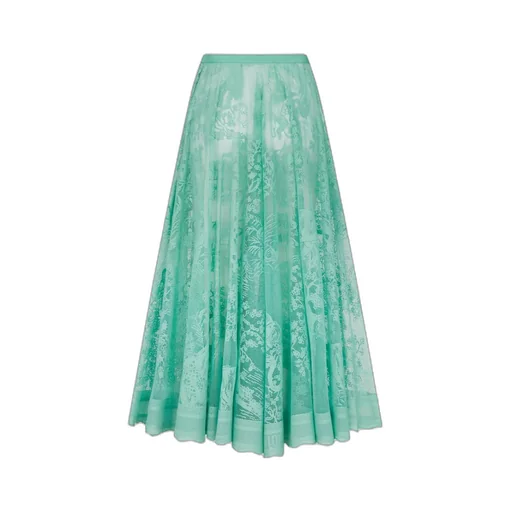 Dioriviera Flared Midi Skirt