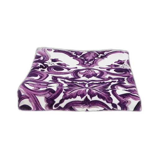 Majolica Print Beach Towel