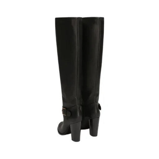 Buckle Detailed Heeled Boots