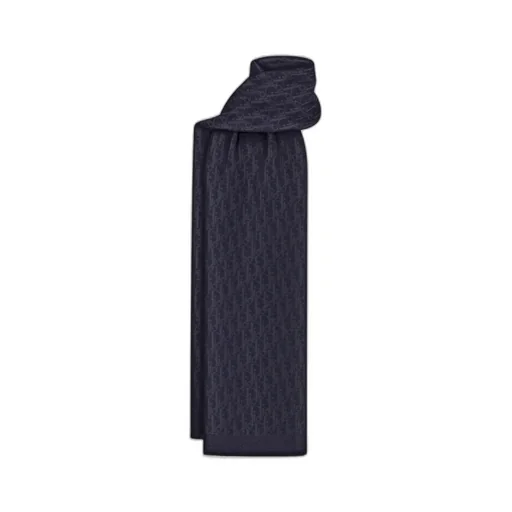 Monogram Frayed-Edge Scarf