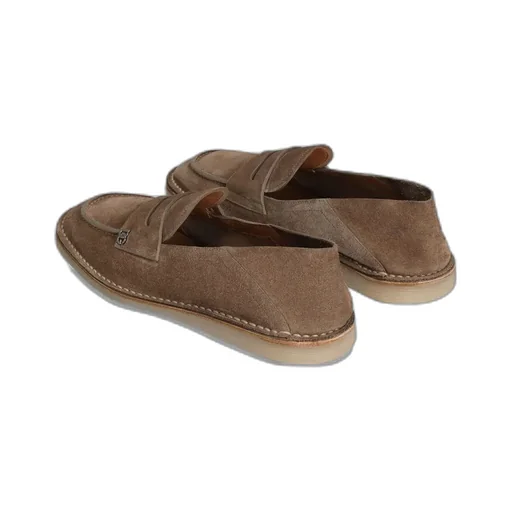 Logo Plaque Loafers