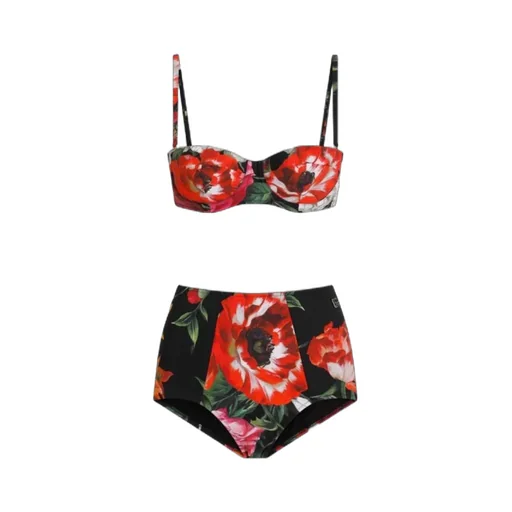 Floral Printed Two-Piece Swimsuit