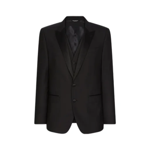Single-Breasted Three-Piece Tuxedo Suit