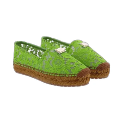 Logo Plaque Slip-On Espadrilles