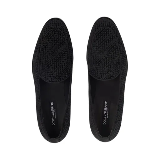 All-Over Logo-Printed Loafers