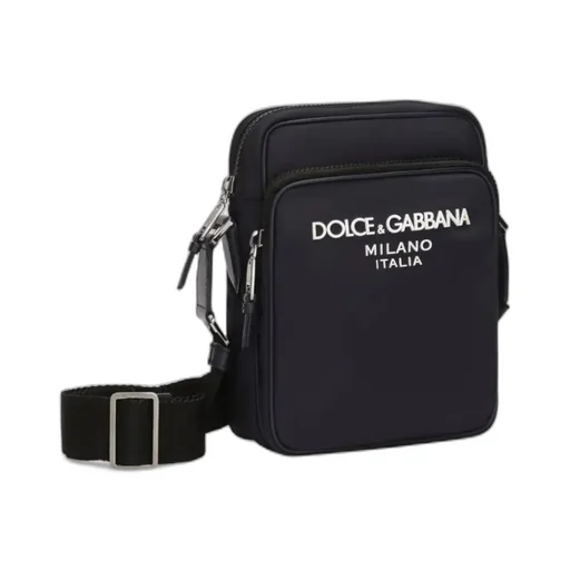 Logo-Printed Zipped Shoulder Bag