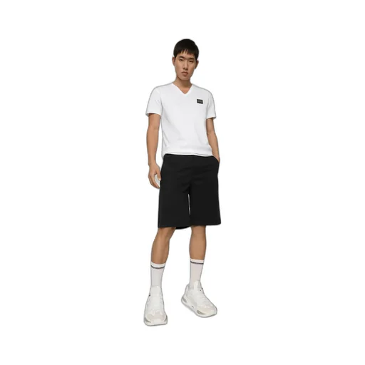 Logo Patch V-Neck T-Shirt