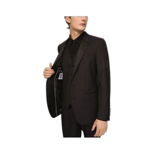 Single-Breasted Three-Piece Tuxedo Suit