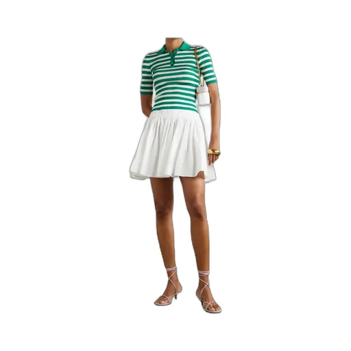 Striped Short-Sleeve Polo Shirt