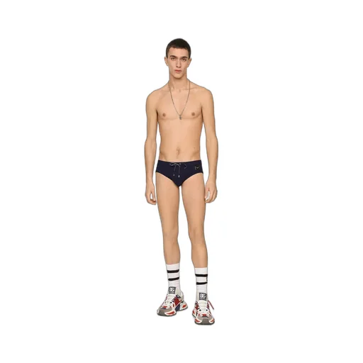 Logo-Patch Drawstring Briefs