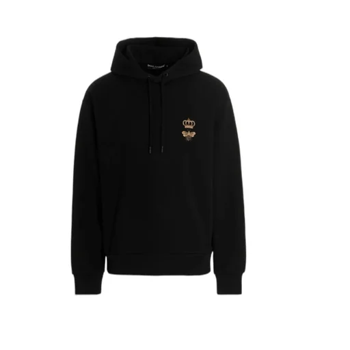Logo Embroidered Drawstring Hoodie