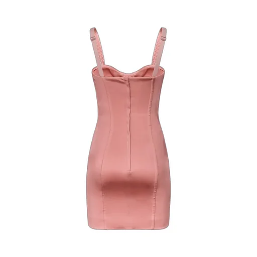 Kim Number-Patch Sleeveless Mini Dress