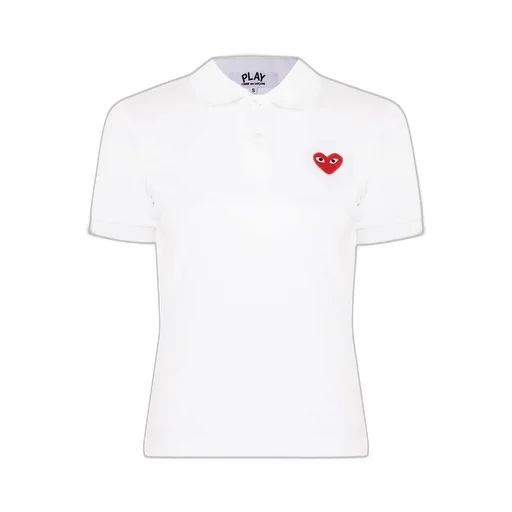 Heart Logo-Patch Polo Shirt