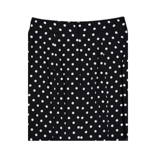 Polka Dot Printed Pencil Skirt