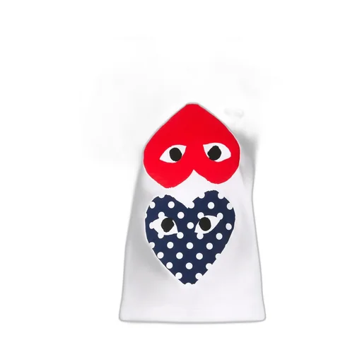 Heart-Print Crew Neck T-Shirt