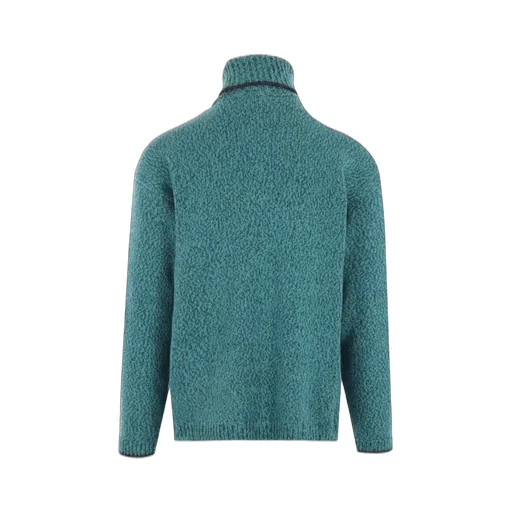 Roll-Neck Knitted Jumper