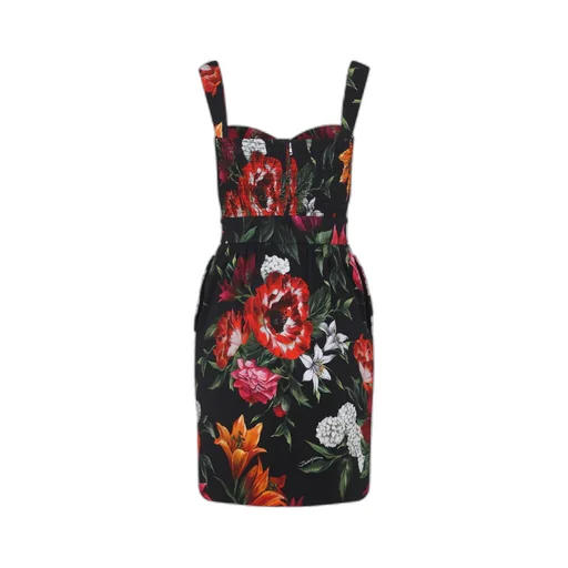 Floral-Print Mini Dress