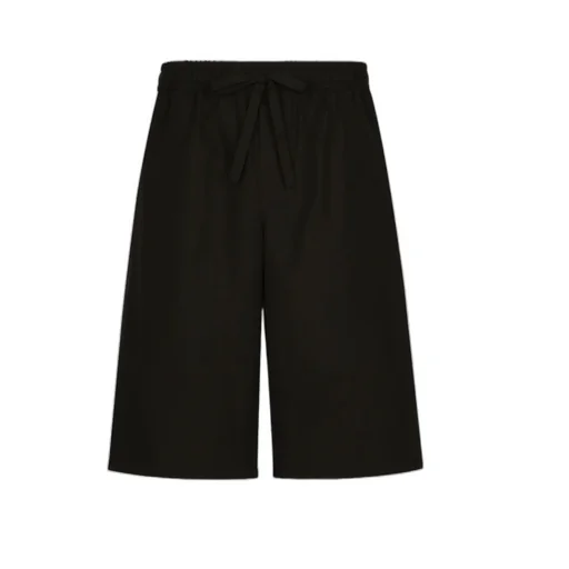 Knee-Length Drawstring Shorts