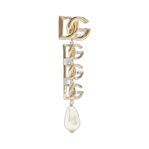 Multiple Logo Drop Earrings