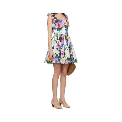 Floral Printed Sleeveless Mini Dress