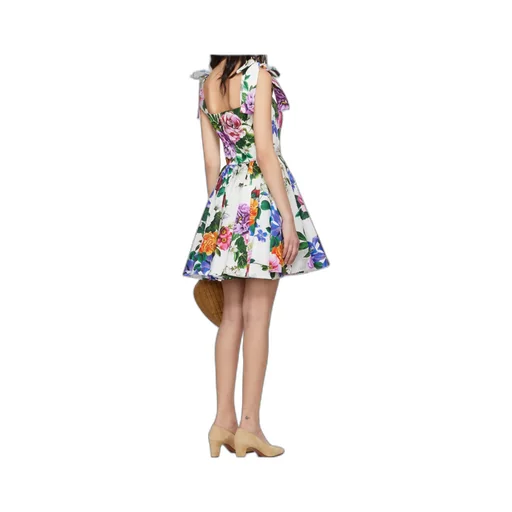 Floral Printed Sleeveless Mini Dress
