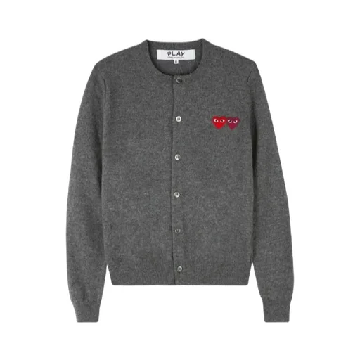 Crewneck Knitted Cardigan