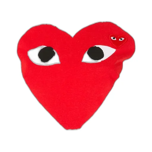 Play Heart Print Logo Patch T-Shirt