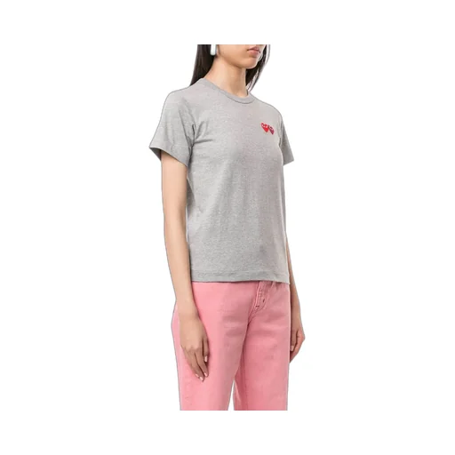 Logo Embroidered Crew Neck T-Shirt