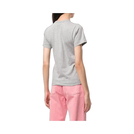 Logo Embroidered Crew Neck T-Shirt