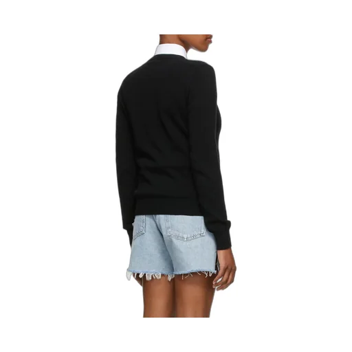 Heart-Patch Knit Cardigan