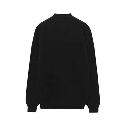 Heart-Patch Wool Cardigan