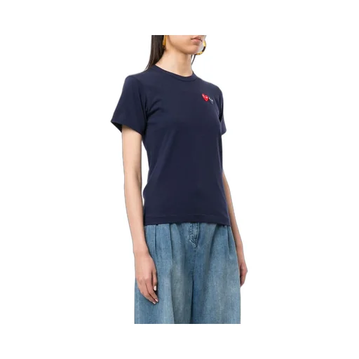 Logo Embroidered Crew Neck T-Shirt