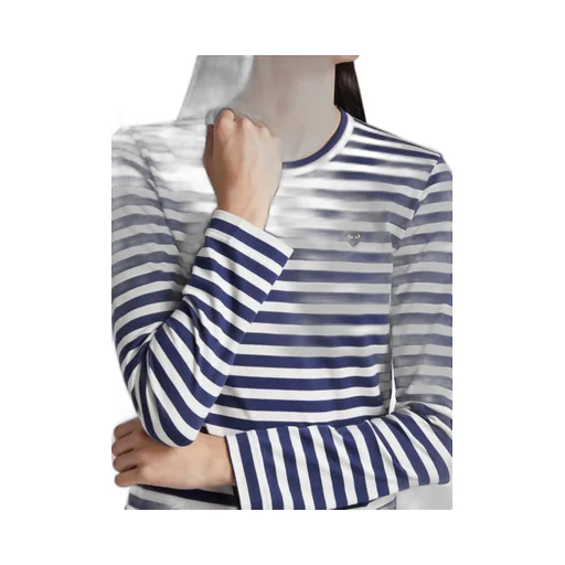 Love Decal Striped T-Shirt