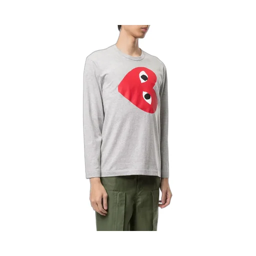 Sideways Heart Print T-Shirt