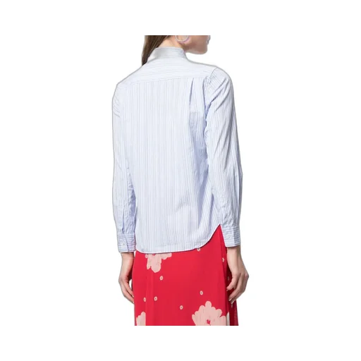 Stripe Print Button-Down Shirt