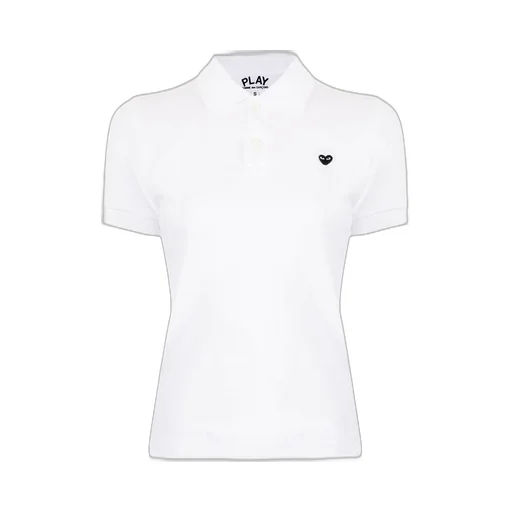 Embroidered Heart Polo Shirt