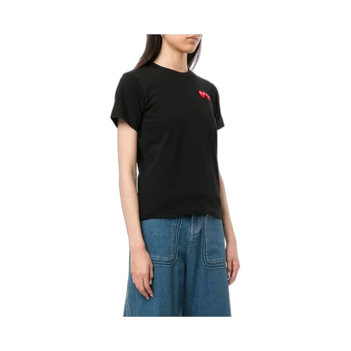 Logo Embroidered Crew Neck T-Shirt