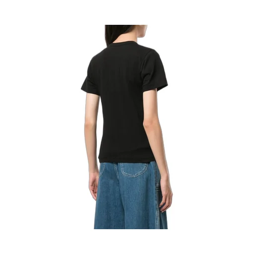 Logo Embroidered Crew Neck T-Shirt