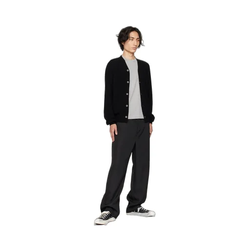 Long-Sleeved Knitted Cardigan