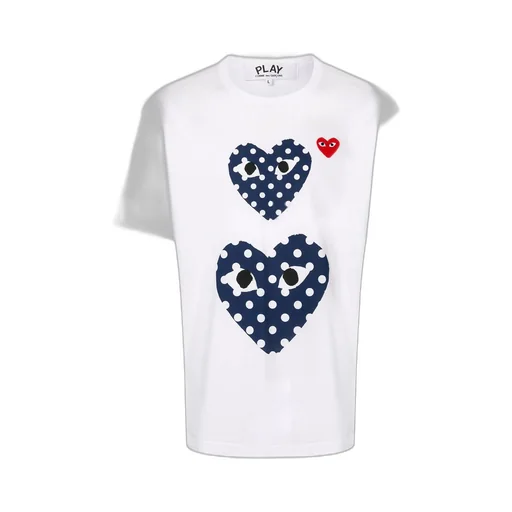 Heart Print Crew Neck T-Shirt