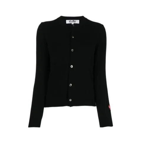 Pixelated-Appliqué Cardigan